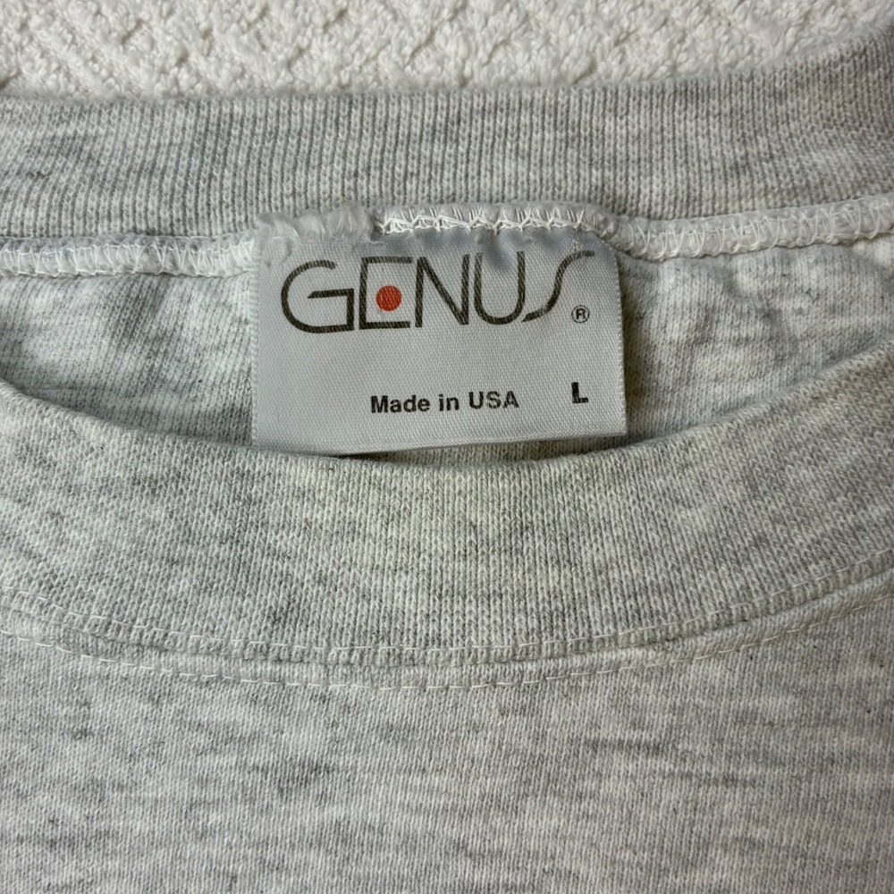 VTG 90s Rare Genus Mickey Mouse Classics Sweatshirt Gray Made in USA Lg Disney - Picture 4 of 9